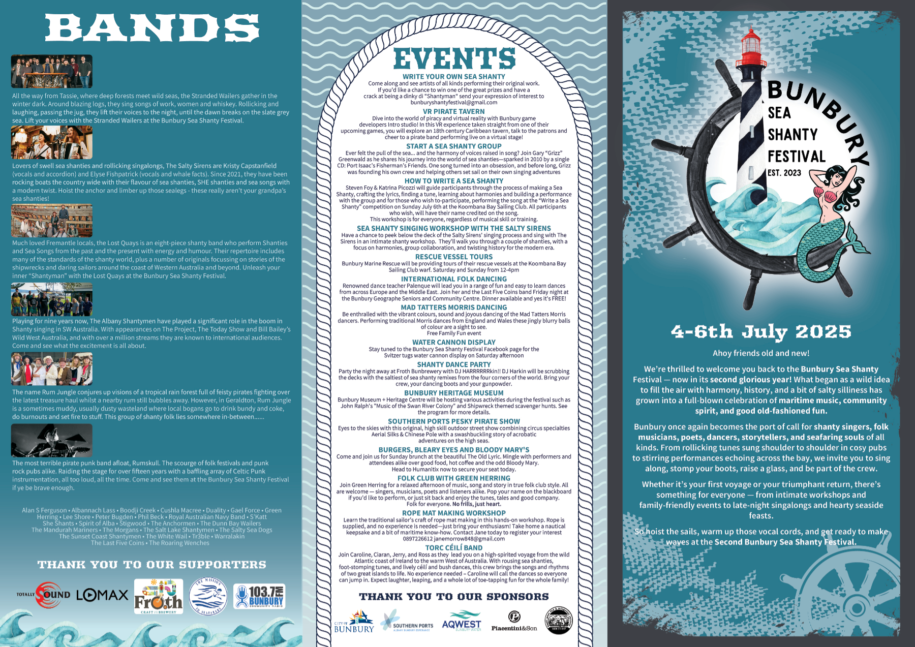 2025 Program page 1